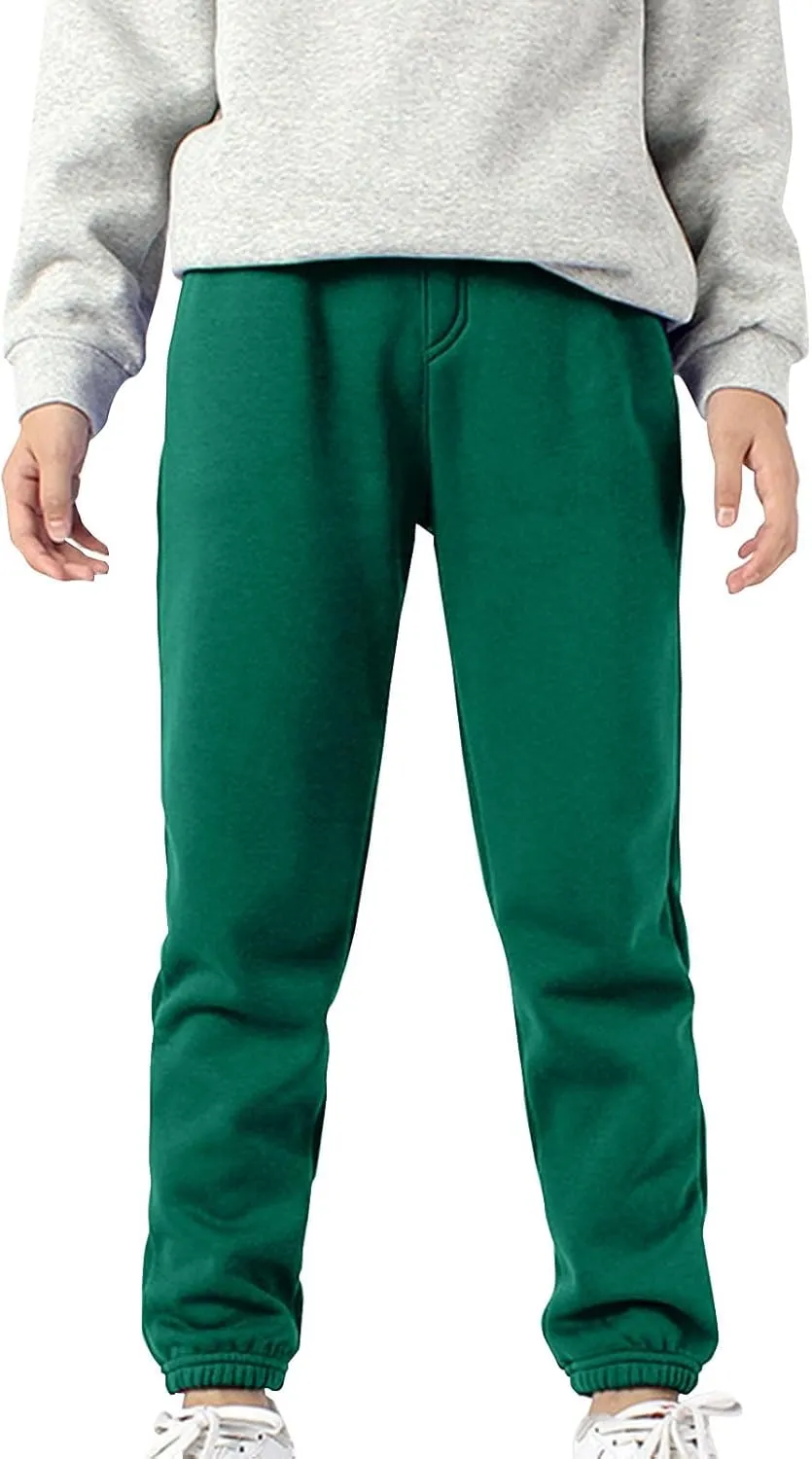 Toddler Sweatpants Boys Girls Casual Jogger Pants Unisex Pull on Jogger Sweatpants with Drawstring Pockets