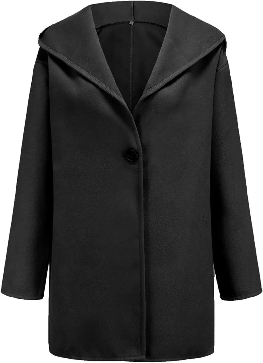Trench Coat for Women 2024 Fuzzy Jacket Loose Fitting Warm Winter Outwear Fashion Lapel Jacket Coats Long Coat Women
