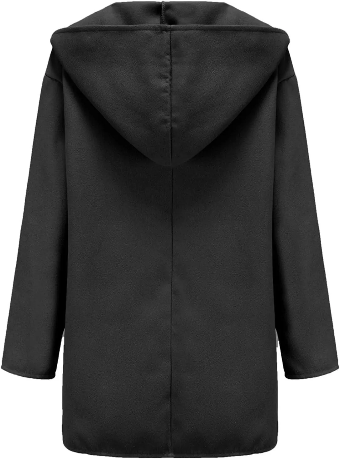 Trench Coat for Women 2024 Fuzzy Jacket Loose Fitting Warm Winter Outwear Fashion Lapel Jacket Coats Long Coat Women