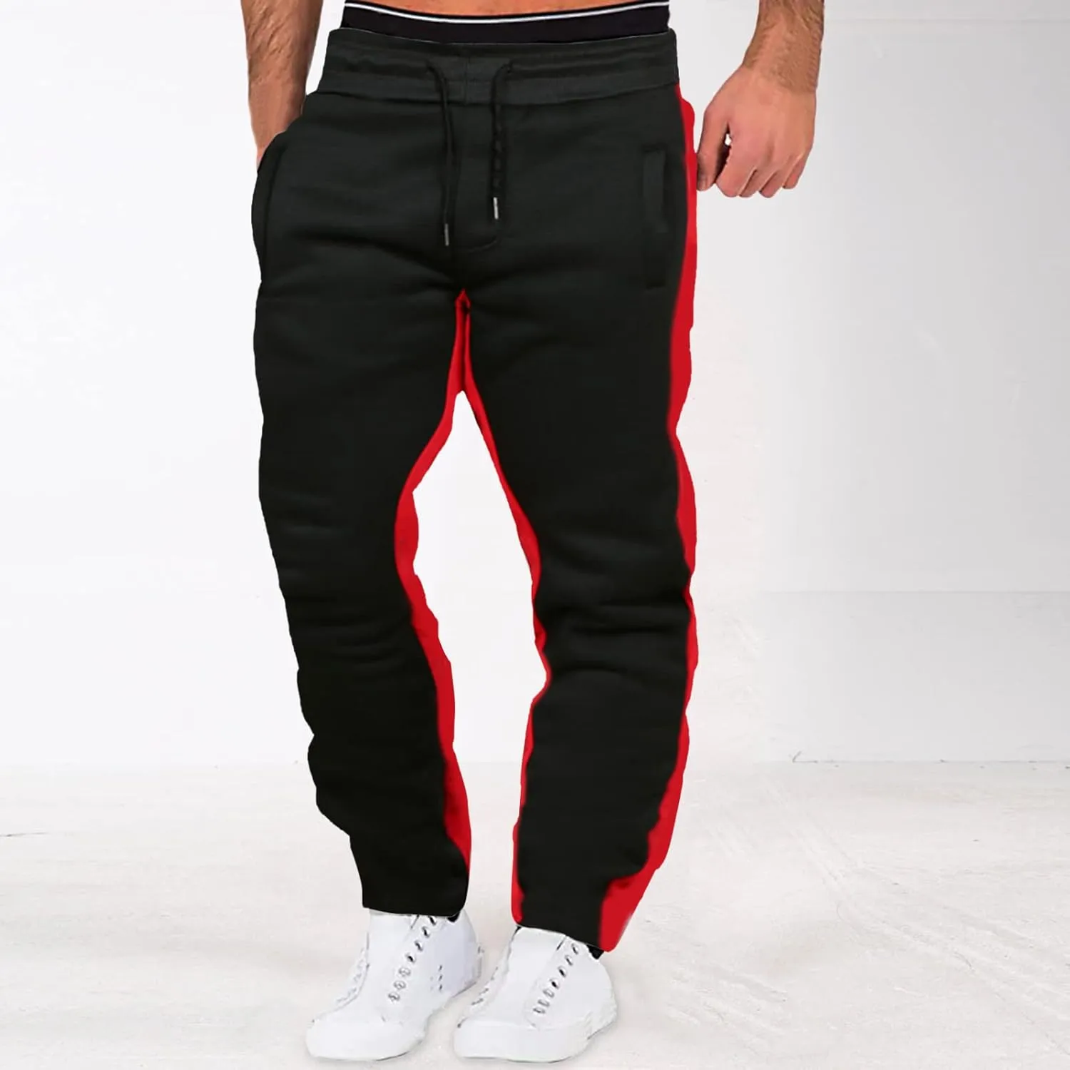 Vickyleb Sweatpants for Men Jogger, Men's Sweatpants Big and Tall Jogger Athletic Casual Workout Pants