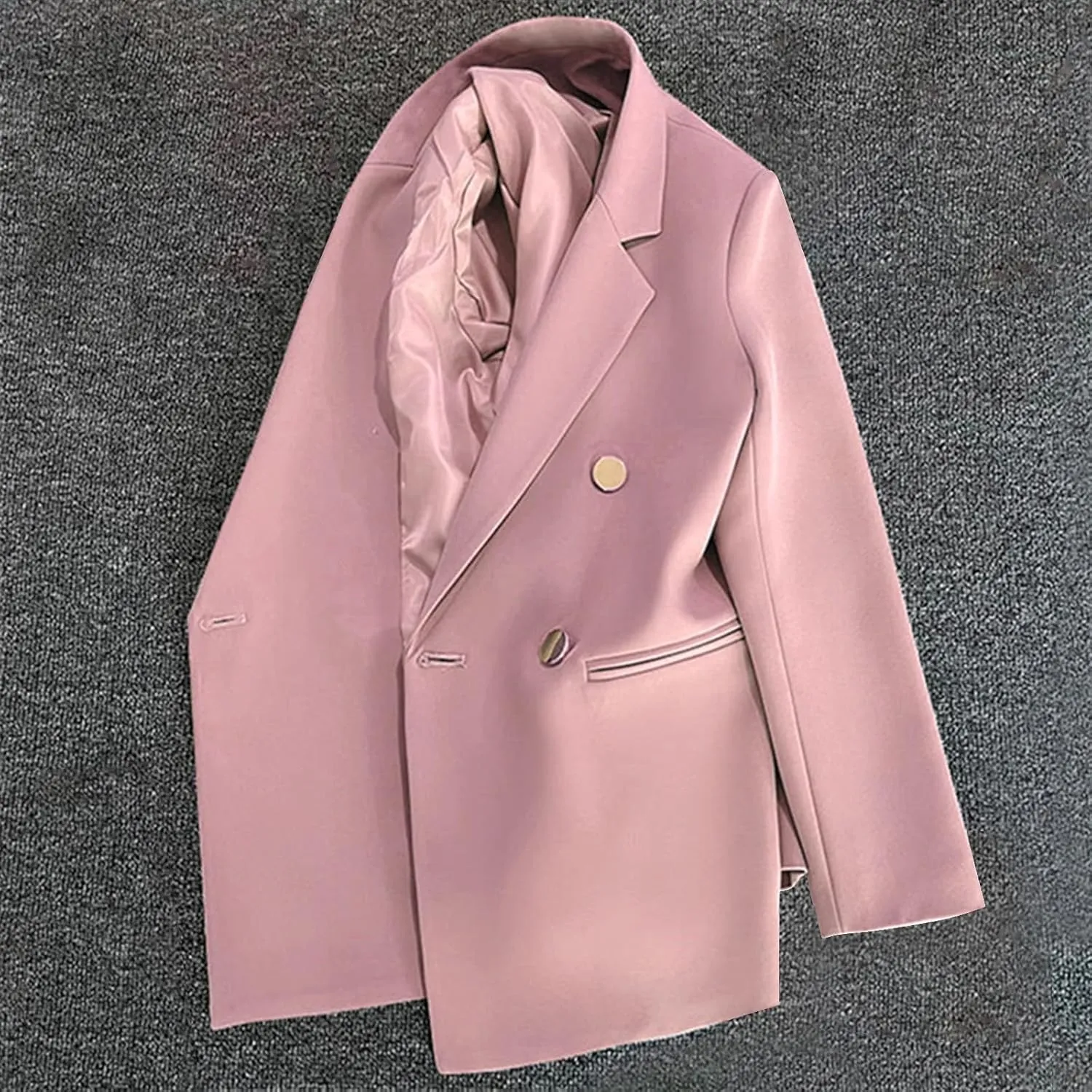Women Blazers for Work Casual Business for Women Blazer Crop Dressy Fall Winter Jackets Loose Herringbone Top