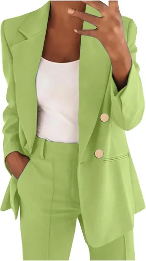 Women Blazers for Work Casual Business for Women Blazer Crop Dressy Fall Winter Jackets Loose Herringbone Top