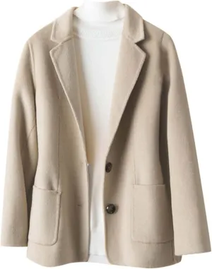 Women Winter Fashion Blazers Business Casual Single Breasted Blazer Jacket Slim Long Sleeve Lapel Work Suit Jackets