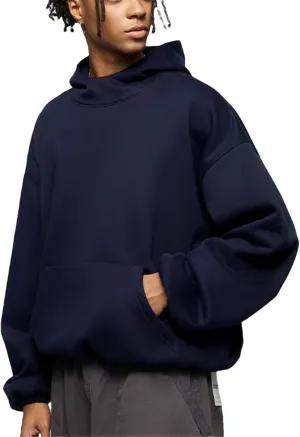 Women's Cropped Fleece Hoodies Unisex Winter Thick Warm High Neck Hooded Sweatshirt Fashion Y2k Clothes