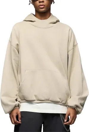 Women's Cropped Fleece Hoodies Unisex Winter Thick Warm High Neck Hooded Sweatshirt Fashion Y2k Clothes