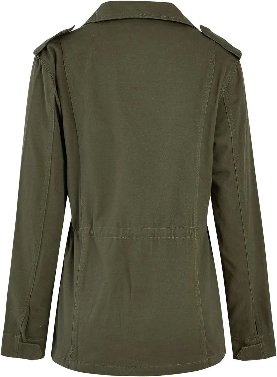 Womens Daily Fall Regular Sleeveless Vest Military Anorak Zip Up Lightweight Hoodies Jacket with Pockets