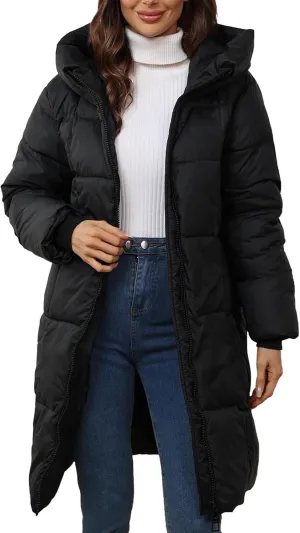 Women's Fall Fashion Winter Trench Coats Quilted Outerwear Winter Jacket Parka Winter Classic Outwear Coats