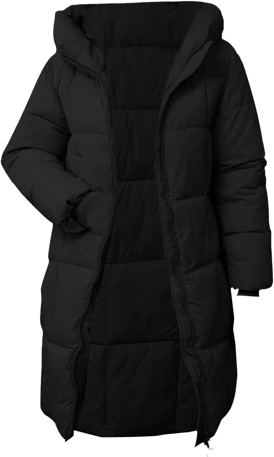 Women's Fall Fashion Winter Trench Coats Quilted Outerwear Winter Jacket Parka Winter Classic Outwear Coats