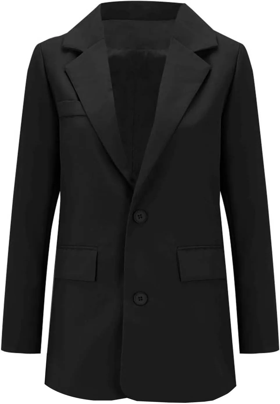 Womens Fashion 2024 Casual Blazers Long Sleeve Lapel Open Front Work Suit Jacket Office Blazer Jackets with Pockets