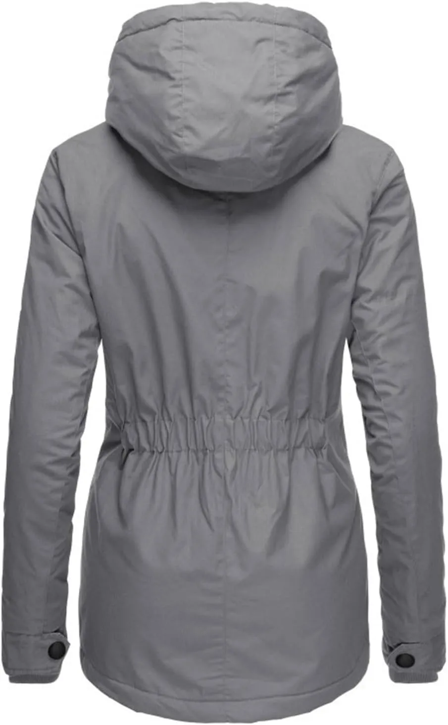 Women's Fleece Jackets Thickened Sherpa Lined Warm Winter Jacket Full Zip Up Slim Fit Solid Color Hooded Tops Outwear