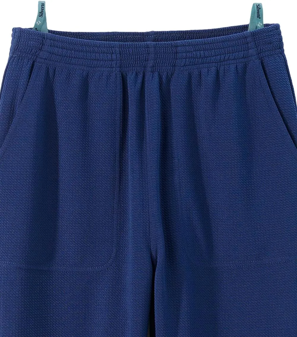 Women’s Pull-On Adaptive Elastic-Waist Textured Pant