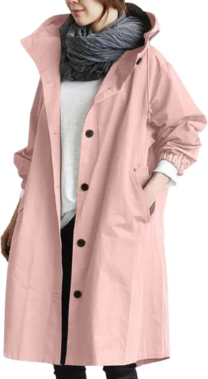 Women's Winter Casual Single Breasted Long Wool Coat Formal Office Wool Overcoat