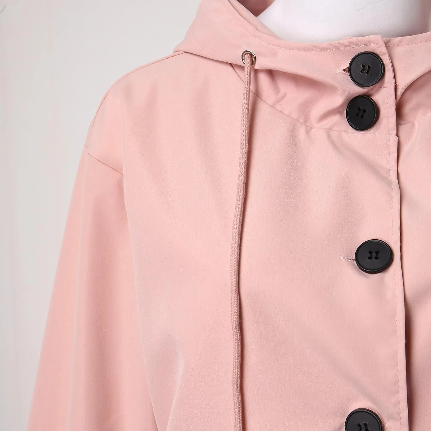 Women's Winter Casual Single Breasted Long Wool Coat Formal Office Wool Overcoat