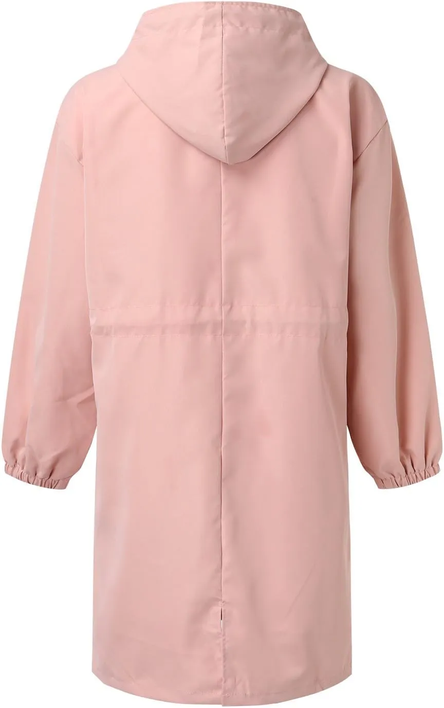 Women's Winter Casual Single Breasted Long Wool Coat Formal Office Wool Overcoat