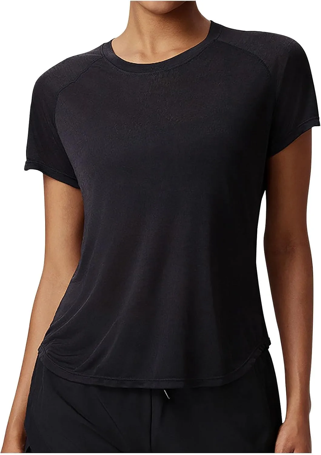 Women's Workout Shirts Short Sleeve Sports Tee Crew Neck Running Yoga Quick Dry Top 2025 Summer Vacation Blouses