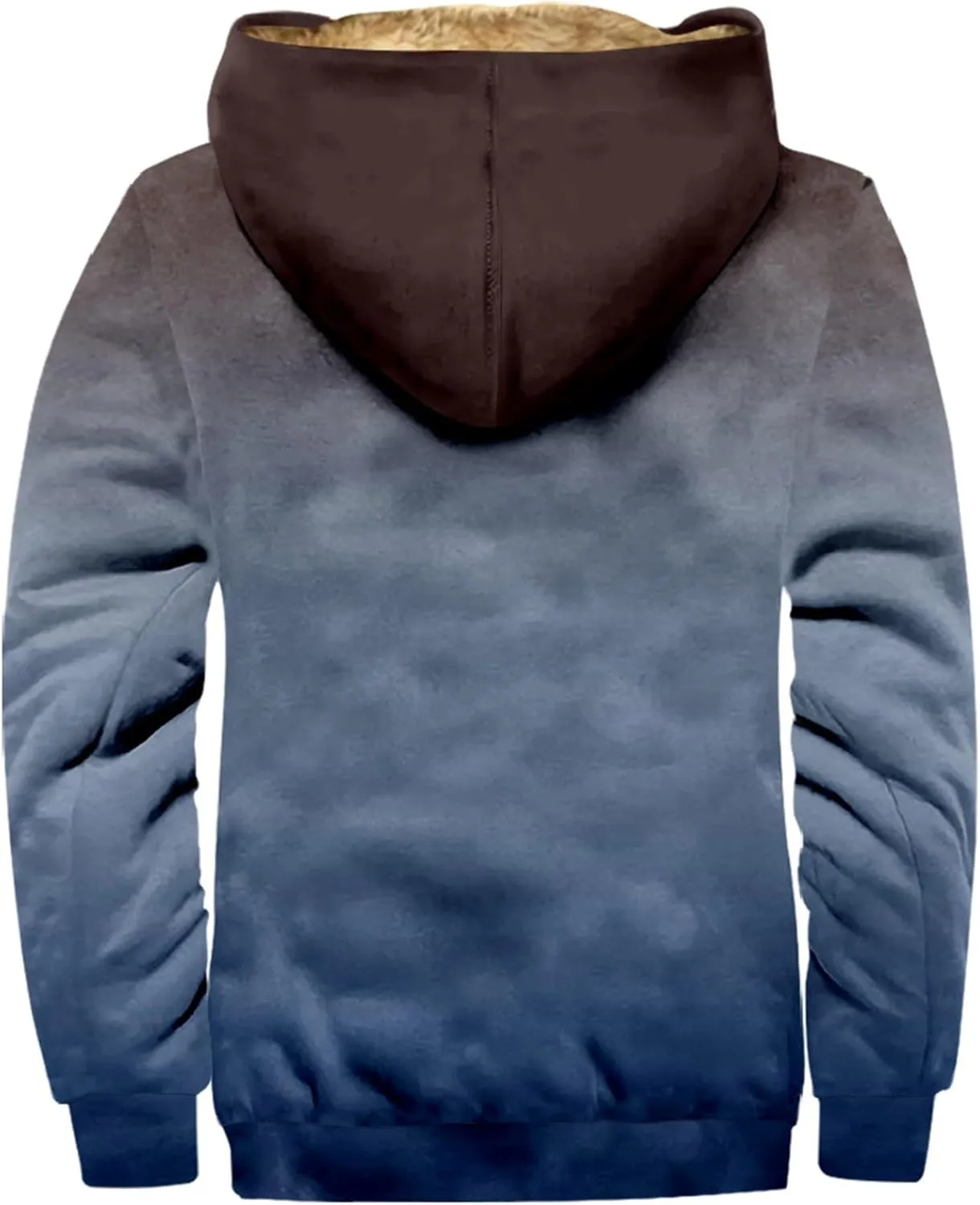 Ymosrh Men's Full Zip Hoodies Lightweight Up Hoodie Pullover Sweatshirts Casual Jacket Coat Hoodies Up, M-7XL