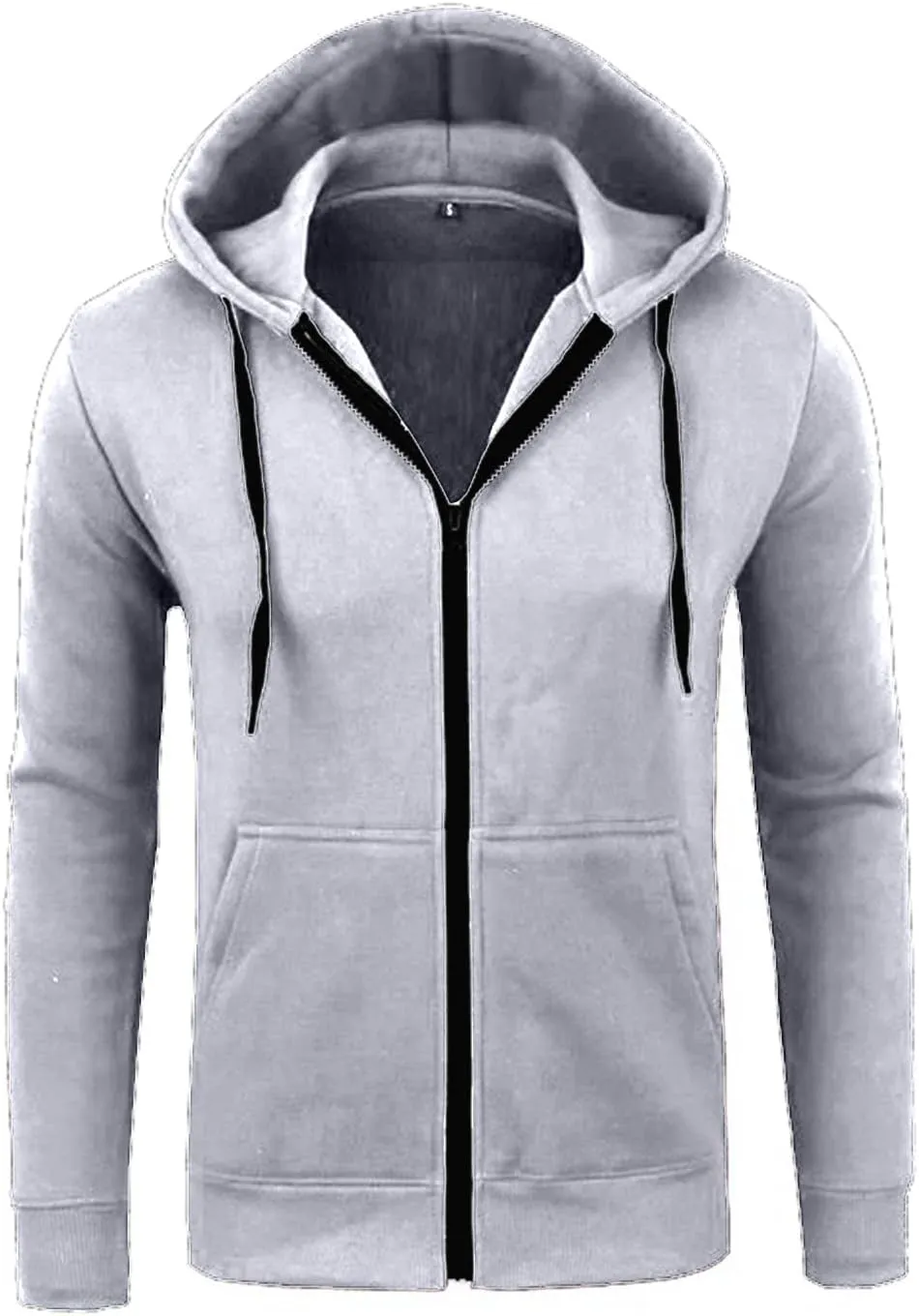 Ymosrh Men's Hoodies Men‘S Color Zipper Pullover Long Sleeve Hooded Sweatshirt Tops Blouse Hoodies, XXL-3XL