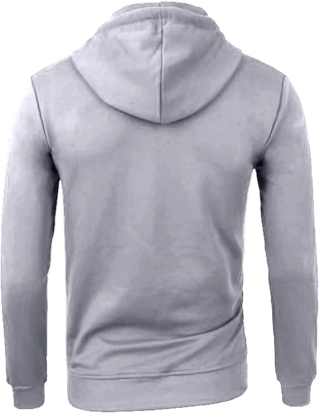 Ymosrh Men's Hoodies Men‘S Color Zipper Pullover Long Sleeve Hooded Sweatshirt Tops Blouse Hoodies, XXL-3XL