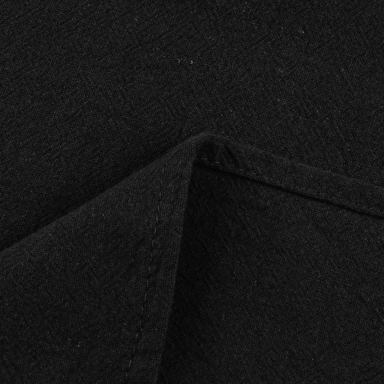 Ymosrh Men's Shirts Summer Loose Casual Cotton Linen Short Sleeve Top Solid Color Short T-Shirt Shirts